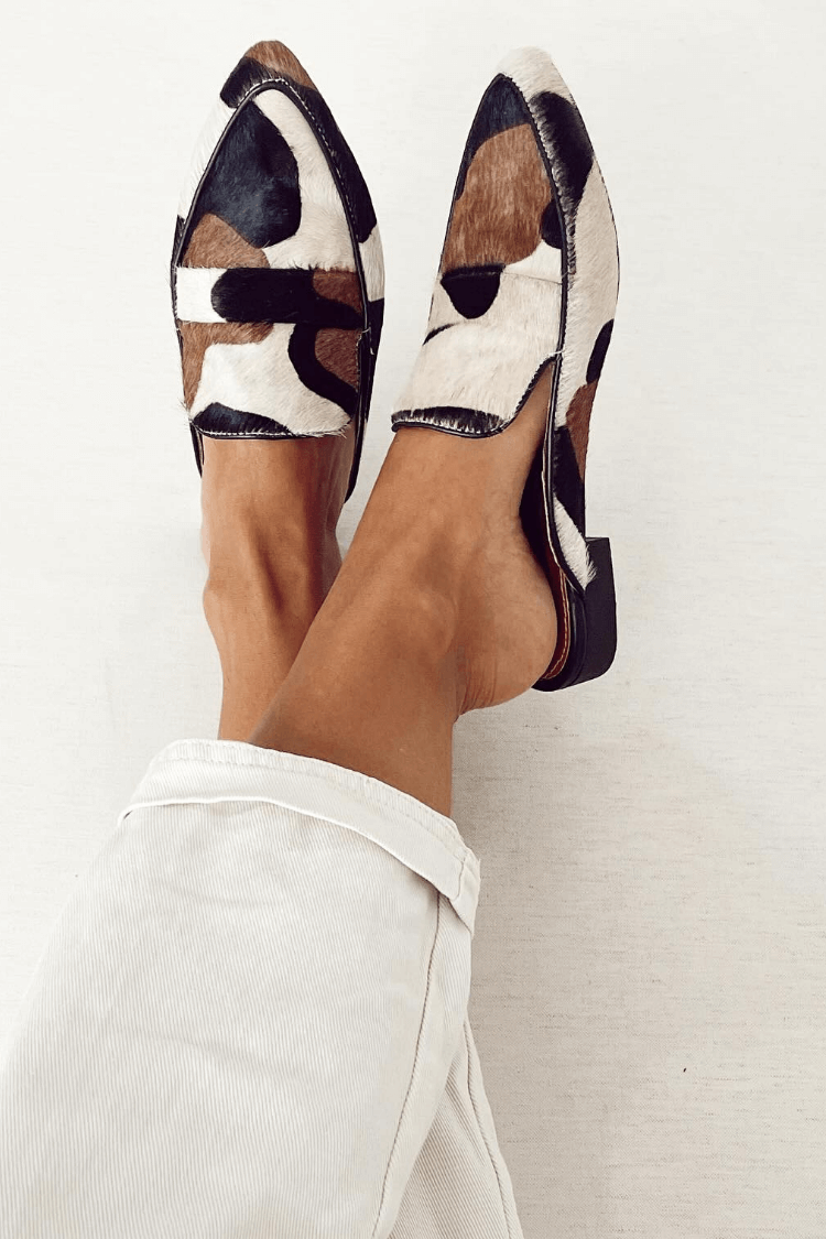 Ella™ | Artistic Loafers with Modern Print