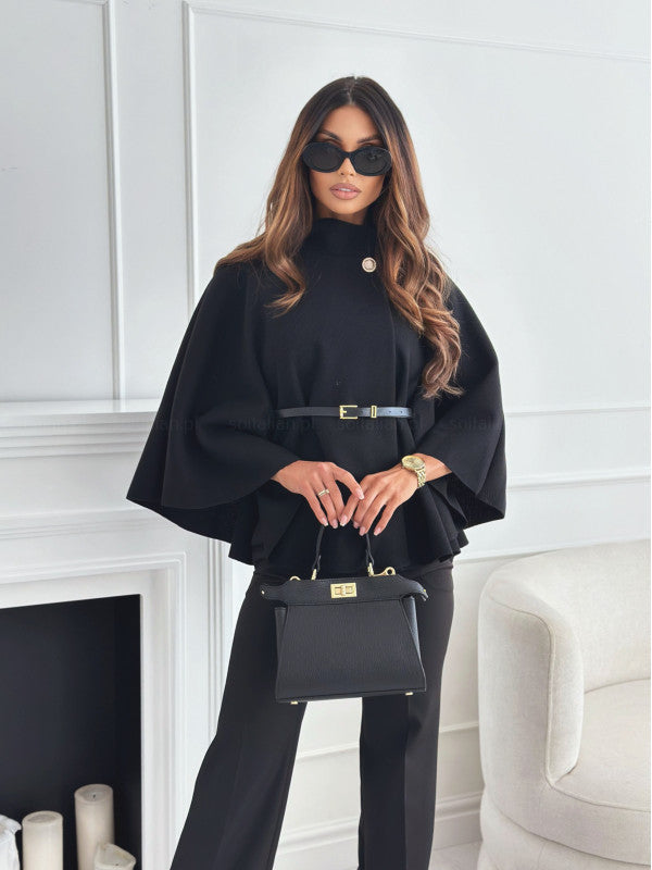Lea | Stylish Butterfly Sleeve Jacket with Belt