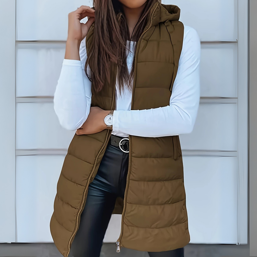 Sabrina | Lightweight Sleeveless Puffer Vest