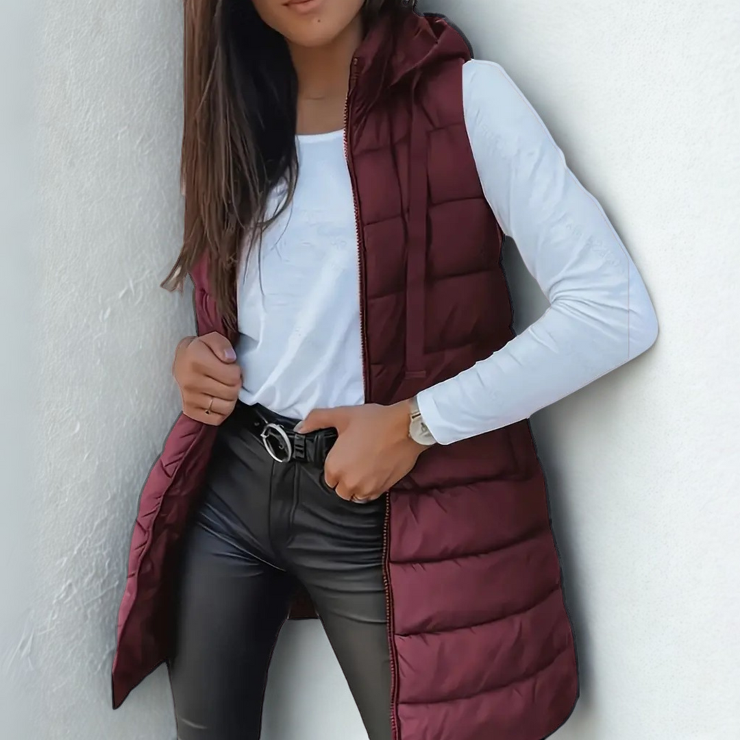Sabrina | Lightweight Sleeveless Puffer Vest