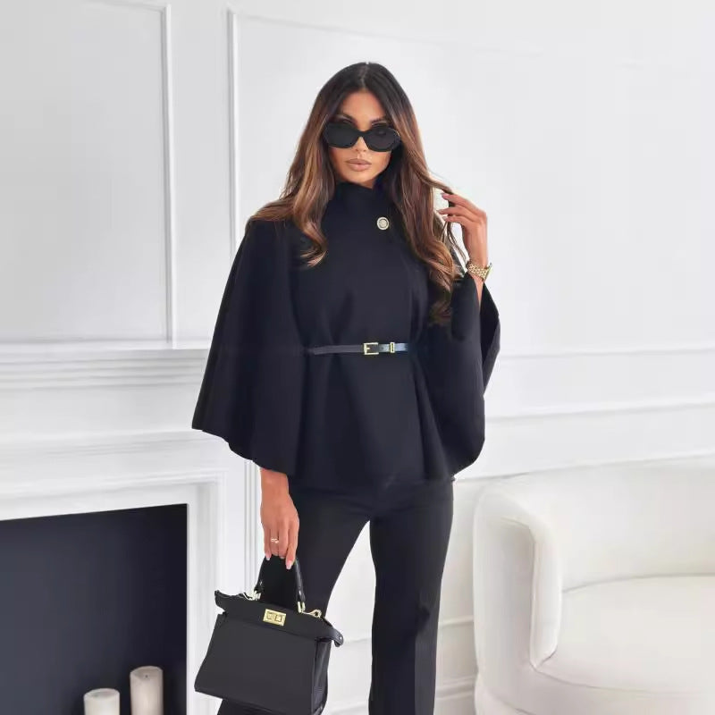 Lea | Stylish Butterfly Sleeve Jacket with Belt