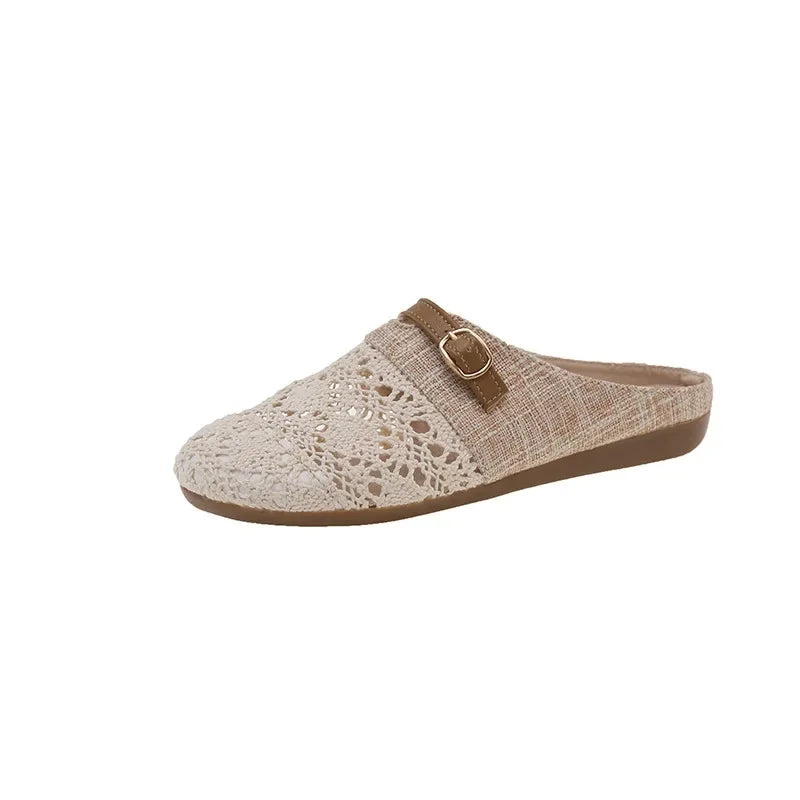 Claudia™ | Lightweight Mesh Patchwork Slip-Ons
