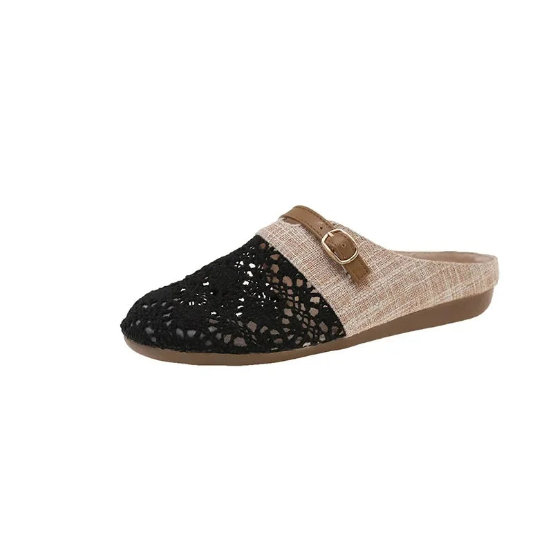 Claudia™ | Lightweight Mesh Patchwork Slip-Ons