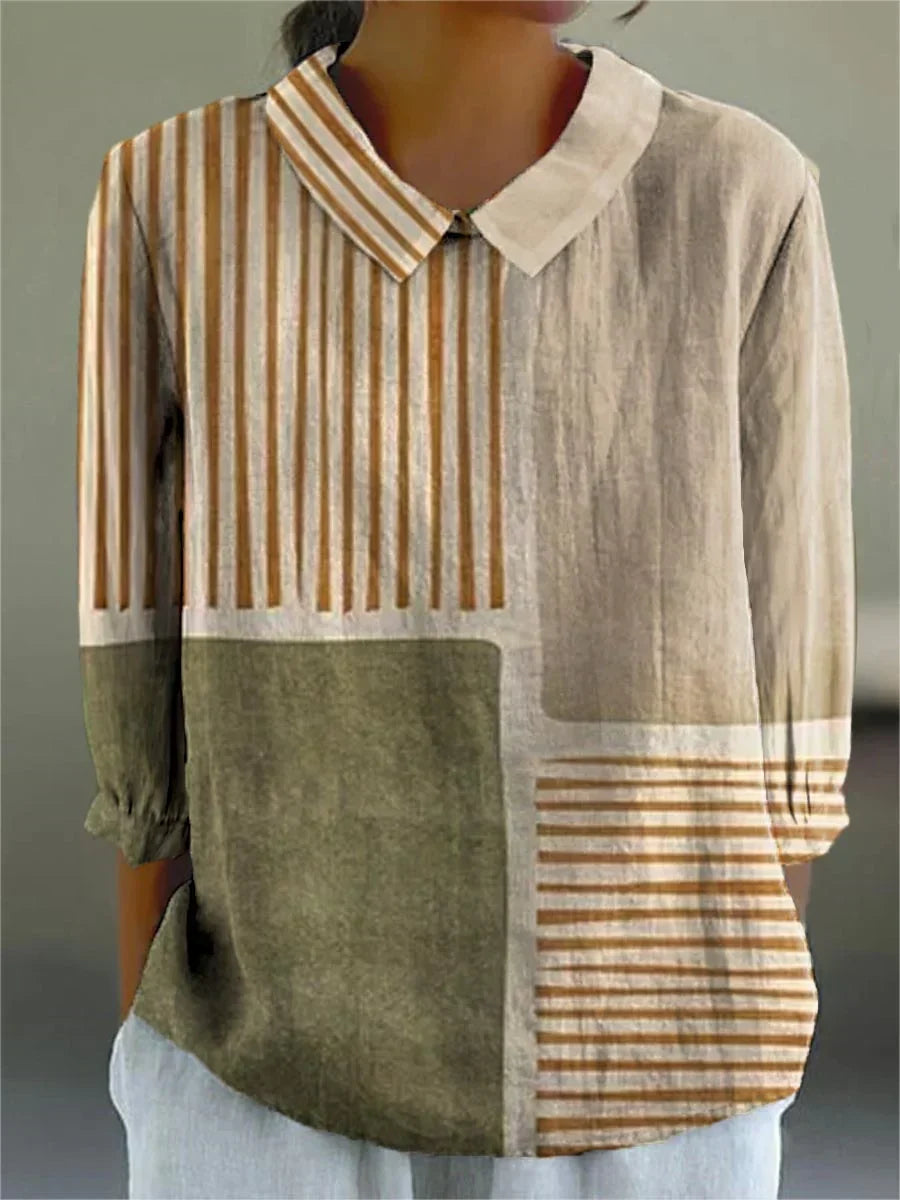 Danieli - Vintage Colorful Blouse