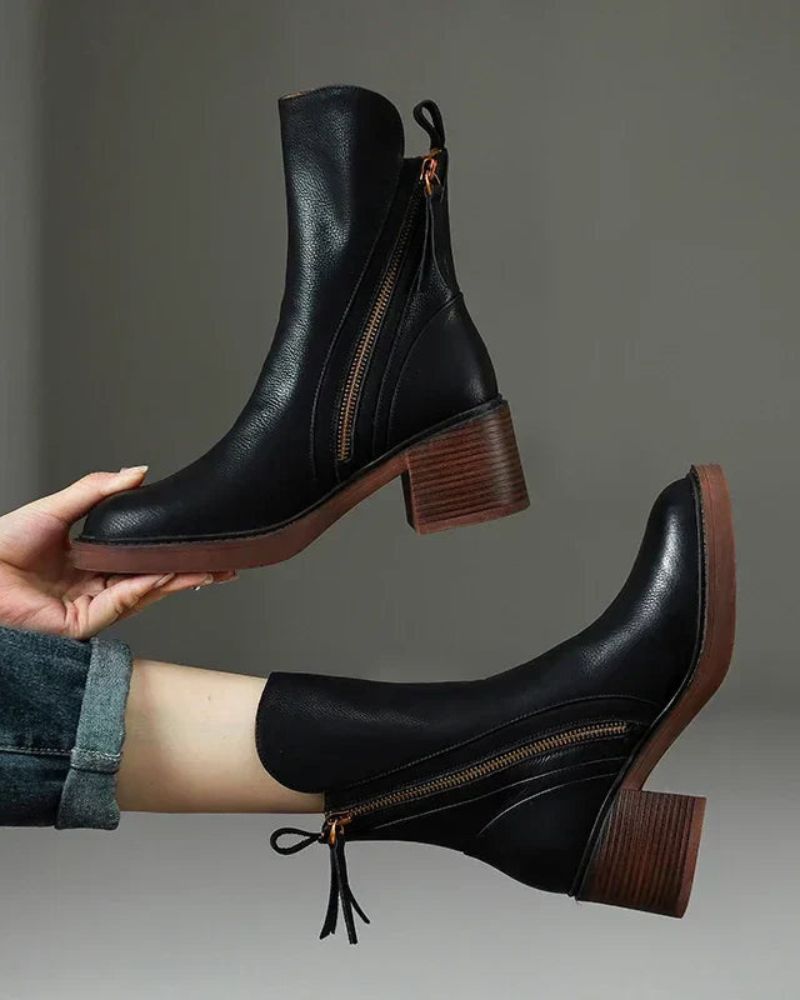 Valorine™ | Leather Comfort Boots