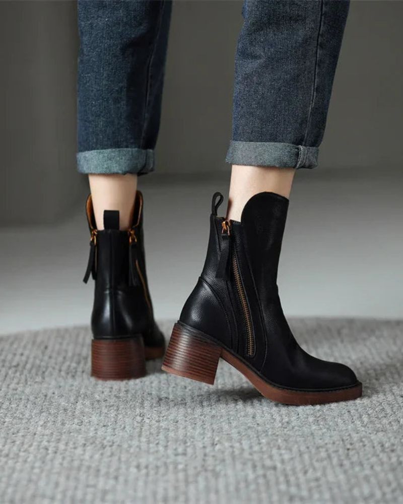 Valorine™ | Leather Comfort Boots