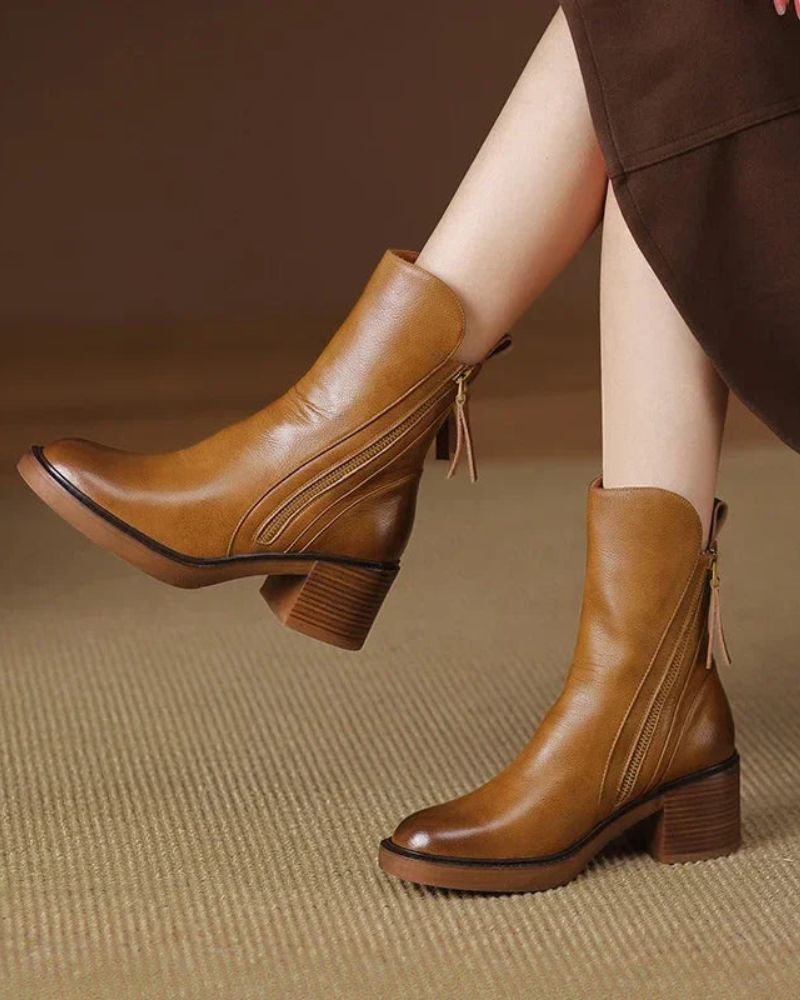 Valorine™ | Leather Comfort Boots