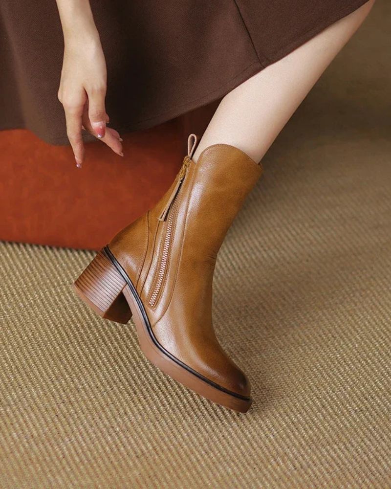 Valorine™ | Leather Comfort Boots