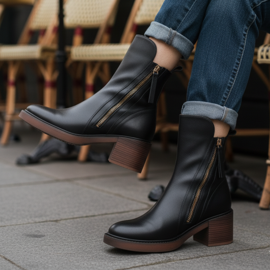Valorine™ | Leather Comfort Boots