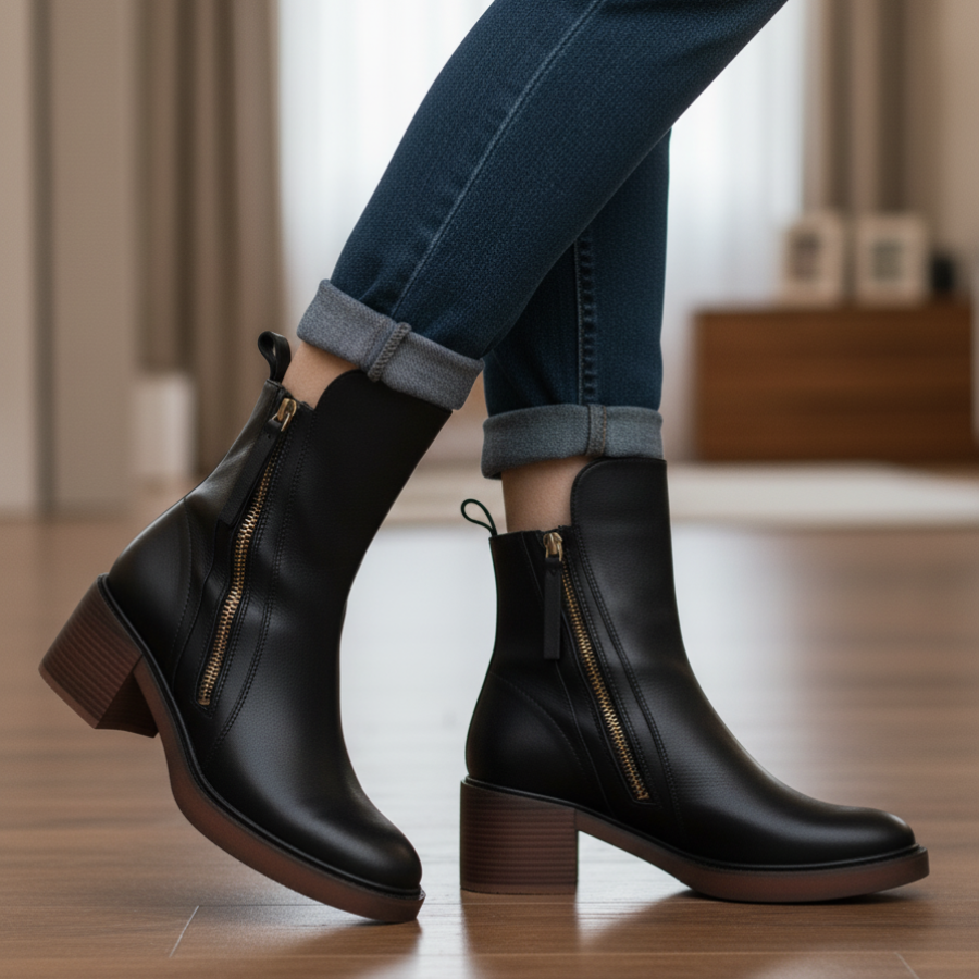 Valorine™ | Leather Comfort Boots