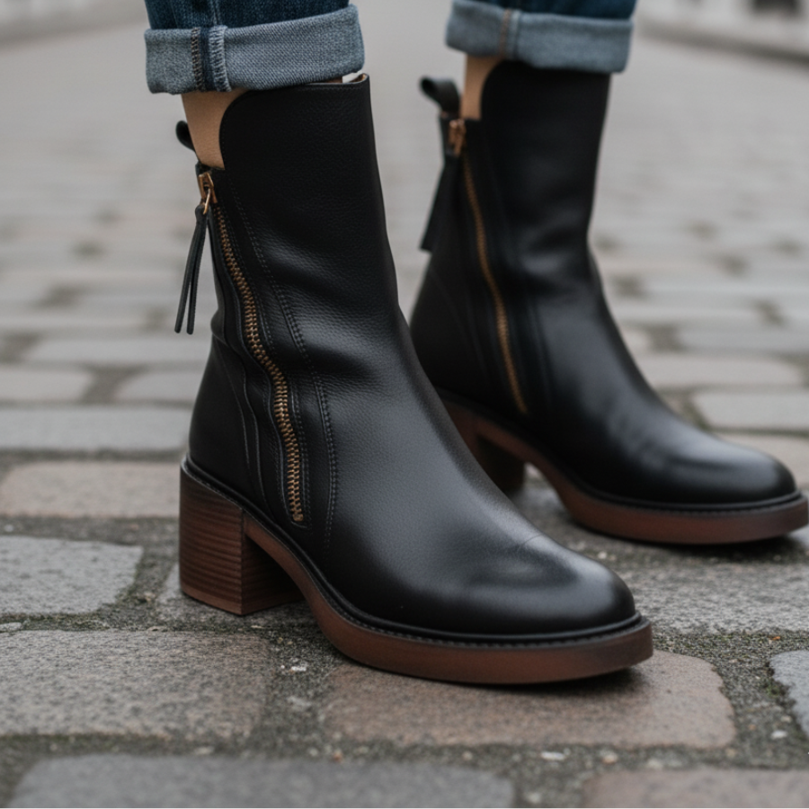Valorine™ | Leather Comfort Boots