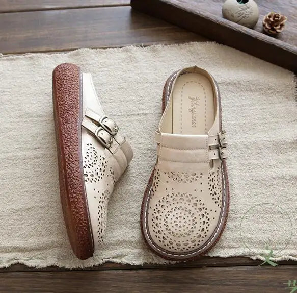 Helena™ | Supportive Retro Leather Slip-Ons