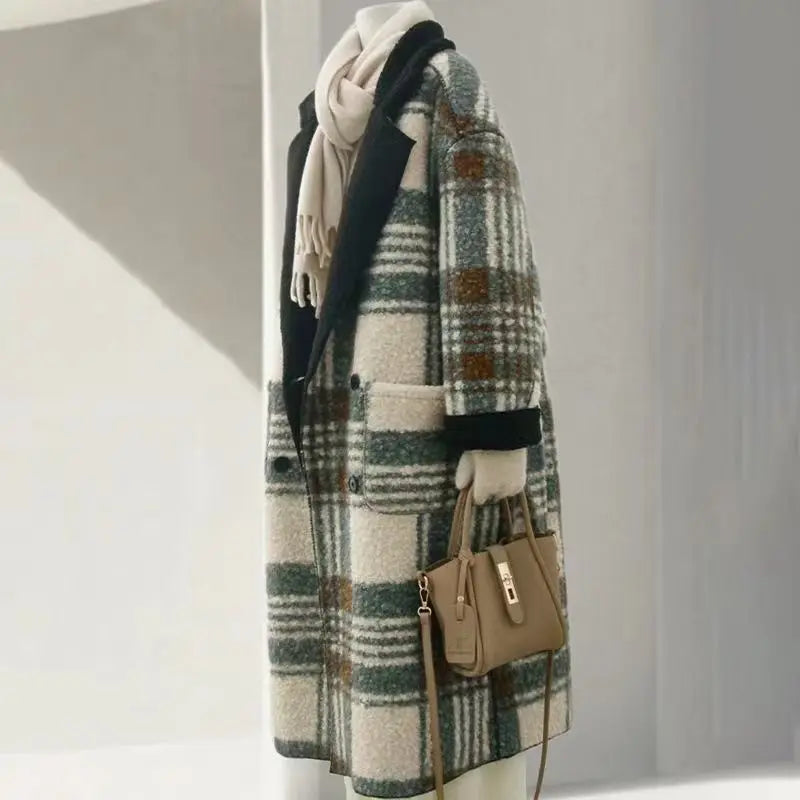 Renée Coat™ | Soft Check Sophistication