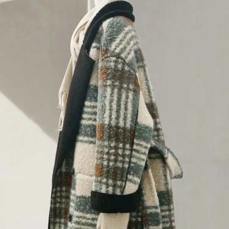 Renée Coat™ | Soft Check Sophistication