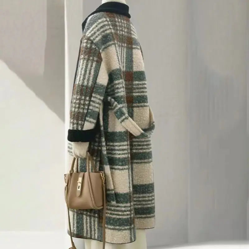 Renée Coat™ | Soft Check Sophistication