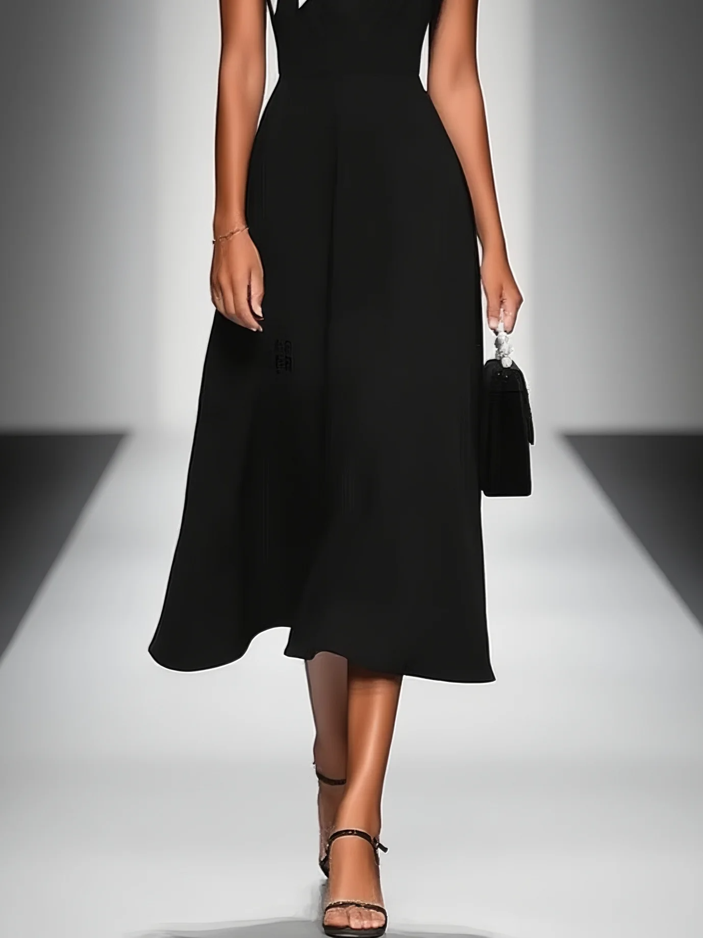 Vivienne™ | Colorblock Midi Dress